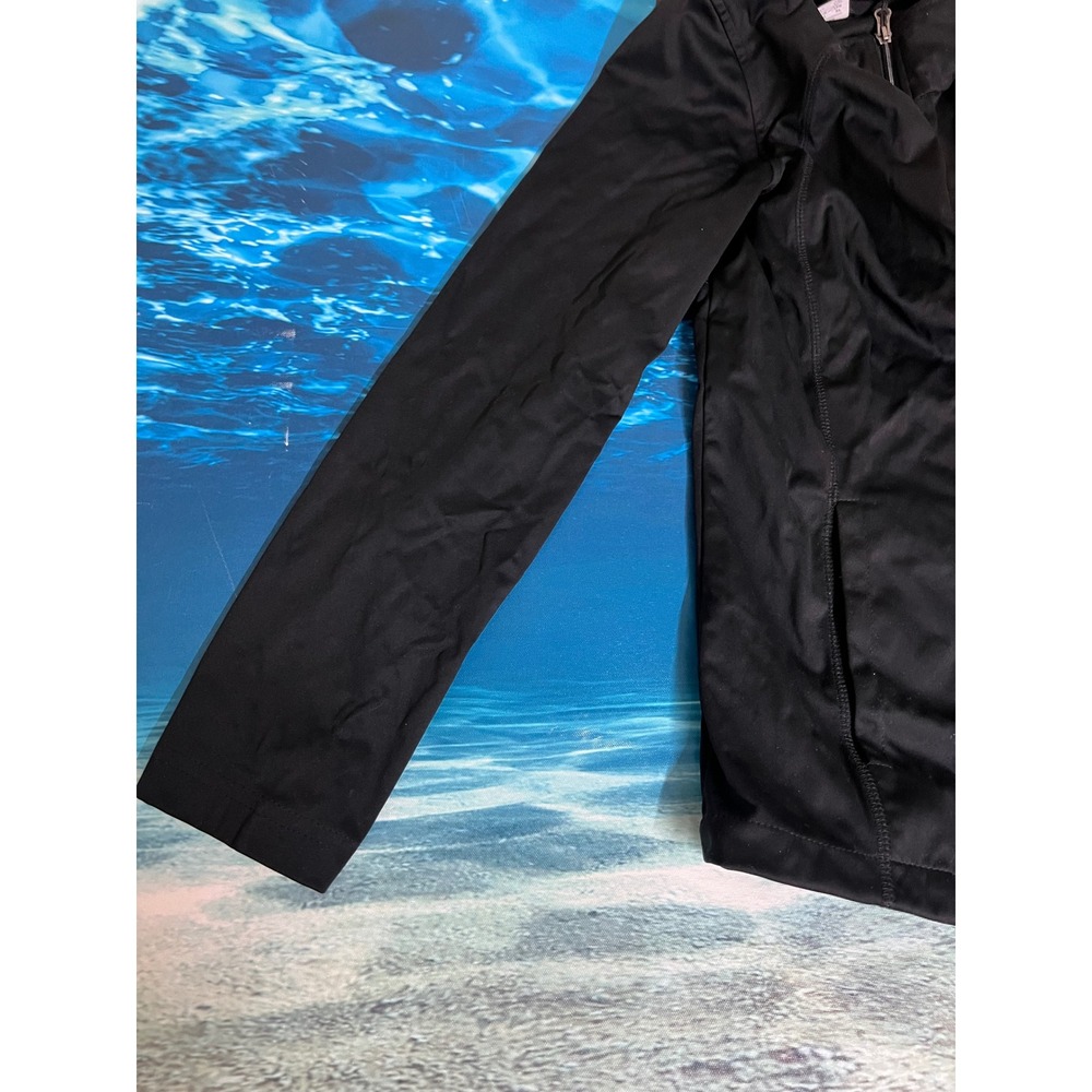 ❄️New Balance Womens Full Zip Track Jacket Black Athletic Running Gym Coat L NEW - Picture 7 of 14